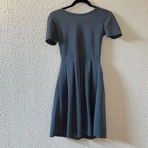 XS Gray LuLaRoe Amelia Dress